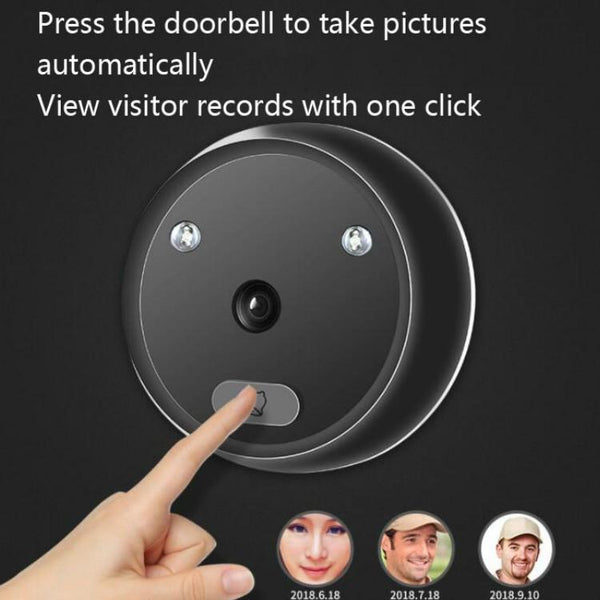 Smart Cat Eye Video Doorbell 2.4 Hd Electronic Home Smart Doorbells