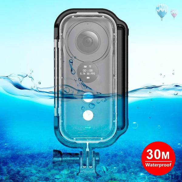 Waterproof Housing For Insta360 One X Action Camera 30M Depth Audio Video Accessory Digital Cameras
