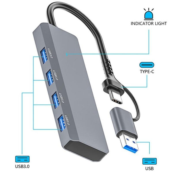 Usb3.0 4 Port Hub For Laptops Ads 305D Usb Cables Hubs & Adapters
