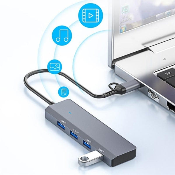 Usb3.0 4 Port Hub For Laptops Ads 305D Usb Cables Hubs & Adapters