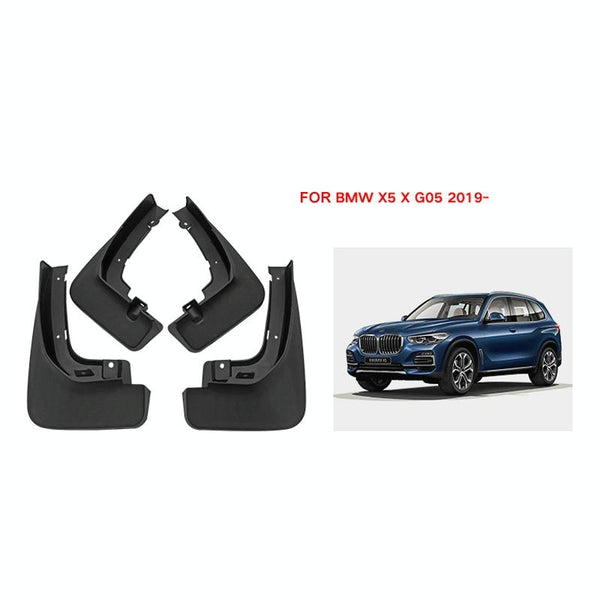 For Bmw X5 G05 2019 2023 4Pcs / Set Car Auto Soft Plastic Splash Flaps Fender Guard Fenders & Mud Guards