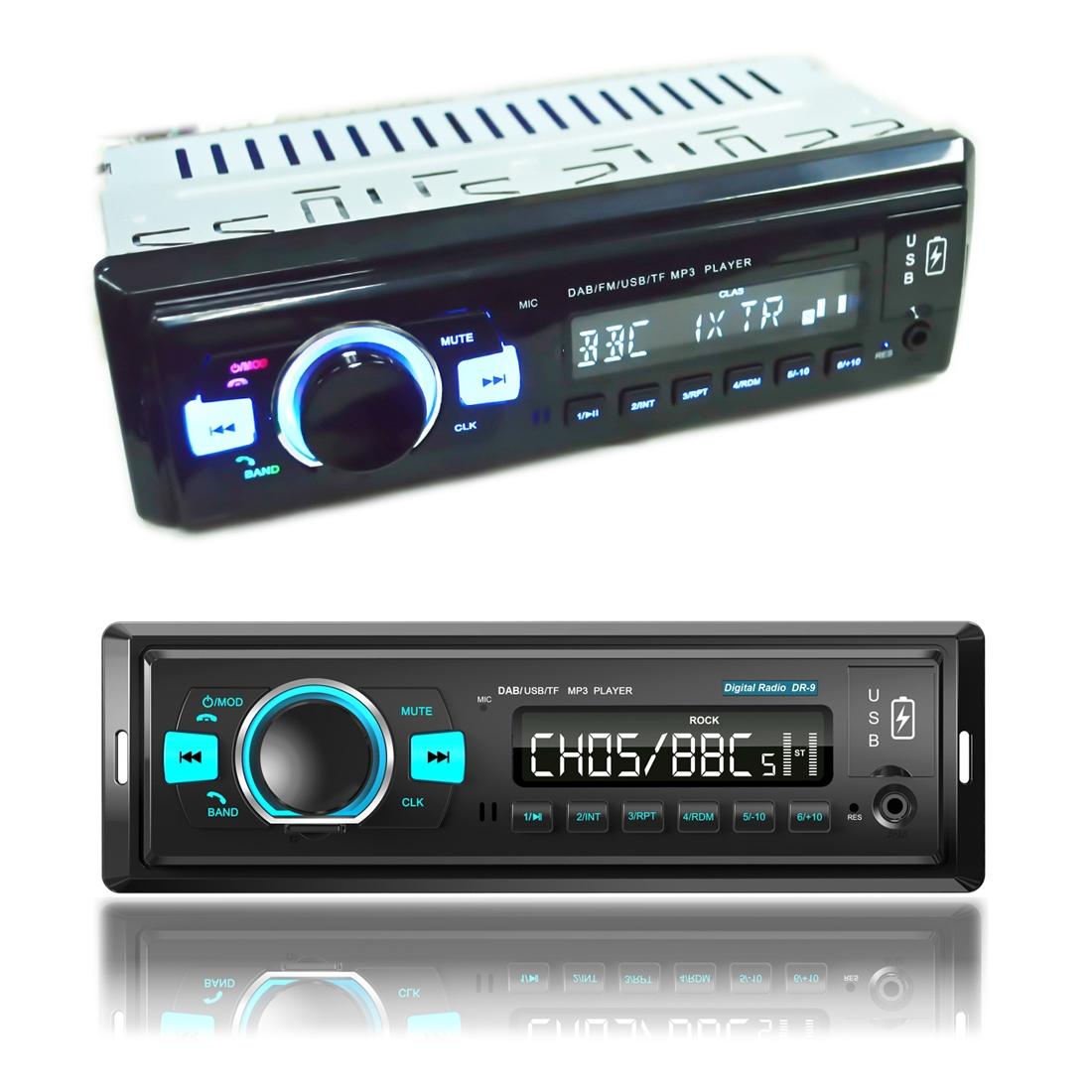 1 Din Car Dab Radio Player Bluetooth Fm U Disk Mp3 Tf Card Car Audio In Dash Units