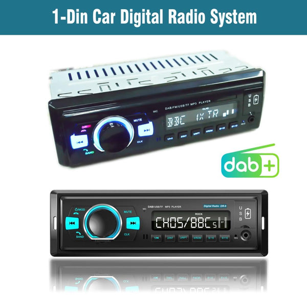 1 Din Car Dab Radio Player Bluetooth Fm U Disk Mp3 Tf Card Car Audio In Dash Units