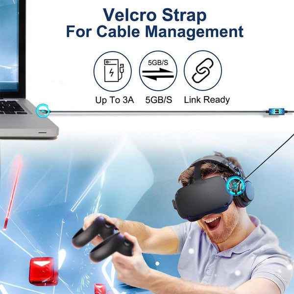 Oculus Quest 2 Vr Link Streamline Design Other Video Game Accessories