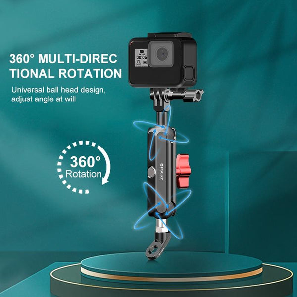 Cnc Metal Motorcycle Rearview Arm Mount For Audio And Video Equipment Other Camera & Photo Accs