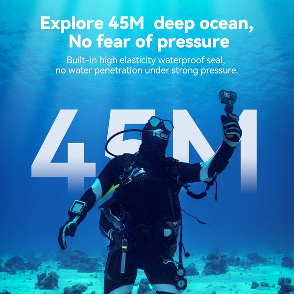 Full Scene Waterproof Diving Housing With Anti Fog Masks