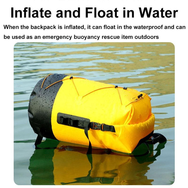 Waterproof Outdoor Stream Tracing Backpack Black 16L Backpacks