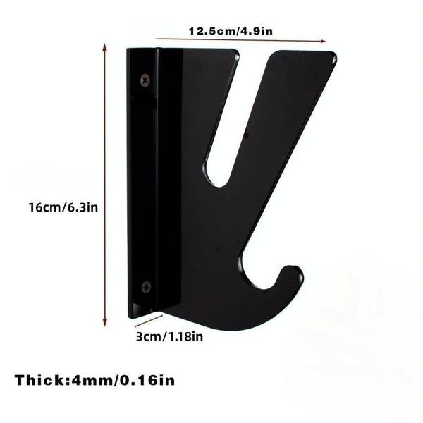 Wall Mount Bracket For Four Wheel Skateboards 1 Pair Other Skateboarding