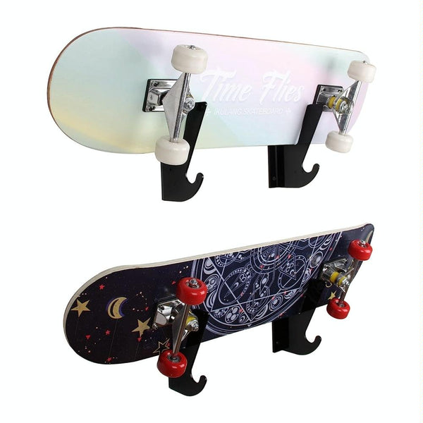 Wall Mount Bracket For Four Wheel Skateboards 1 Pair Other Skateboarding