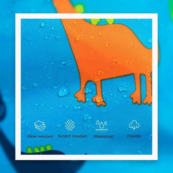 Grey Waterproof Drawstring Beach Bag L Wet Dry Separation Kids Shoulder Strap Backpacks & Bags