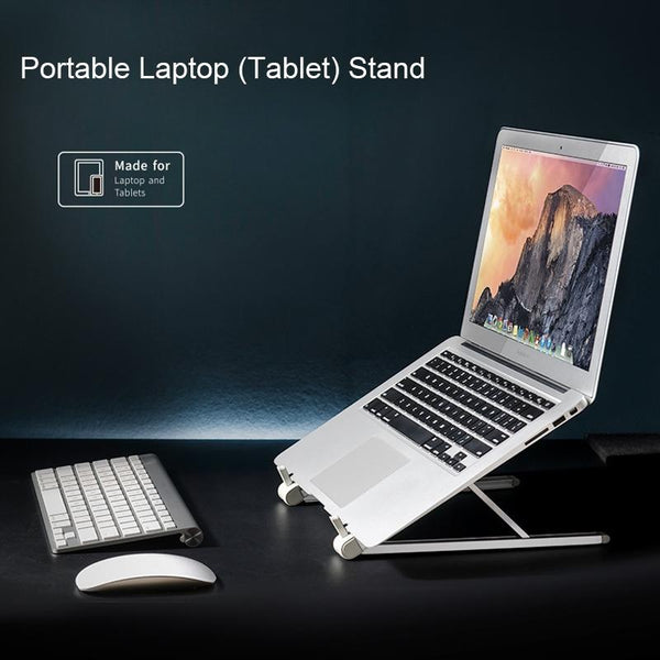 1 Sets Of Foldable Aluminum Laptop Stand Universal Stands Holders & Car Mounts