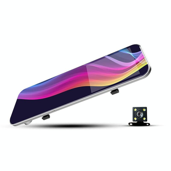 Hd Dual Record Lens Car Rear View Mirror With 5 Screen A6 Driving Recorder Mirrors