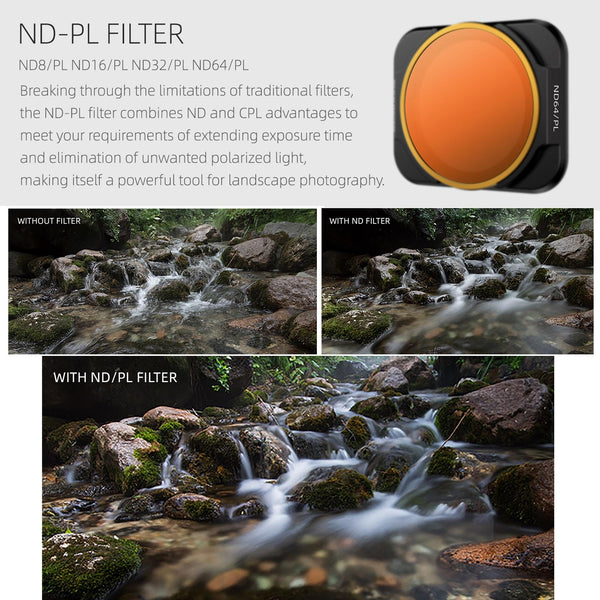 4 In 1 Nd Lens Filters For Dji Air 2S Nd8pl Nd16pl Nd32pl Nd64pl Other Lenses & Filters