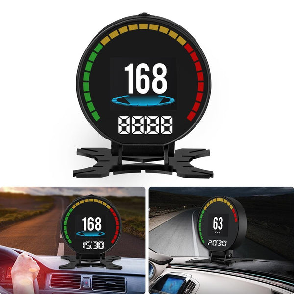 Car Hud Head Up Display Water Temp Speed Voltage Other Car Interior