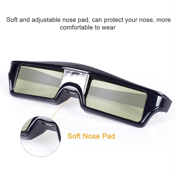 3D Active Glasses For Projectors Universal 3D Tv Glasses & Accessories