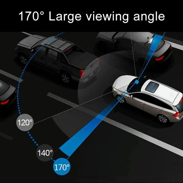 Smart Car Dual Lens Video Camera Full Hd 1080P Motion Detection Tf Card Support Camcorders