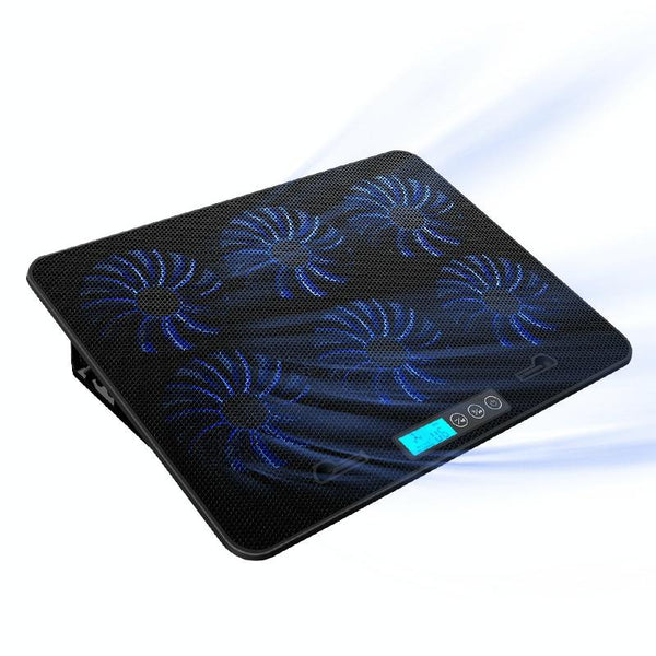 Silent Six Fan Cooling Rack For Notebook Computers Laptop Cooling Pads