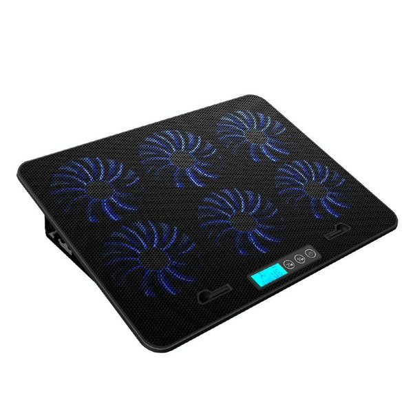 Silent Six Fan Cooling Rack For Notebook Computers Laptop Cooling Pads