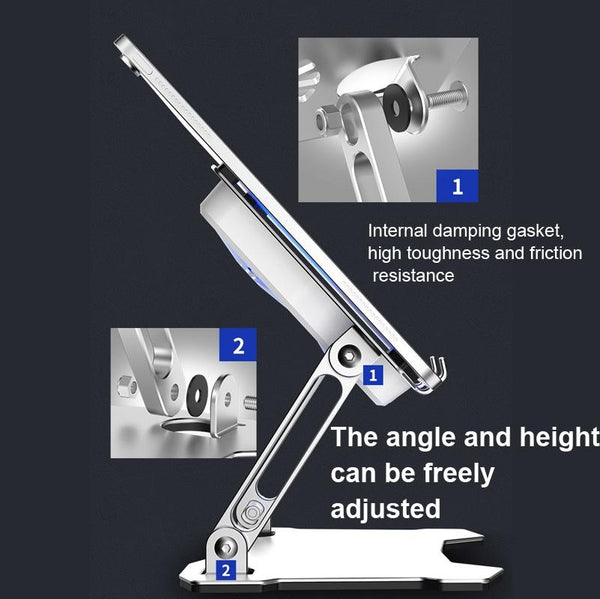 Aluminum Laptop Cooling Stand With 4 Fans Laptop Cooling Pads