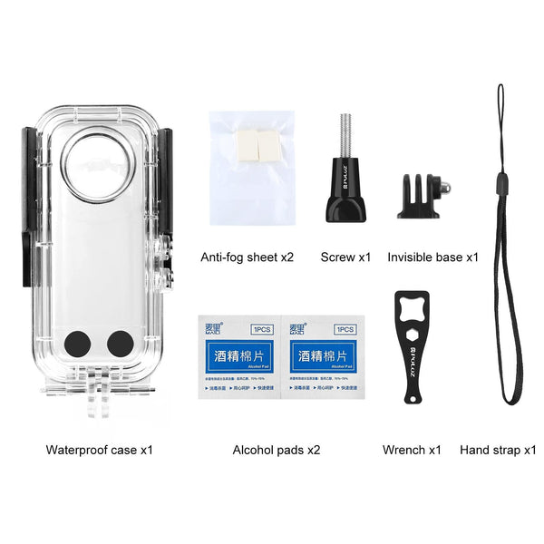 Waterproof Housing For Insta360 X3 30M Depth Underwater Cases & Housings