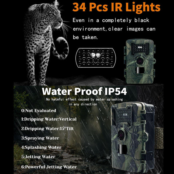 2 Lcd Infrared Night Vision Trail Camera For Wildlife Digital Cameras