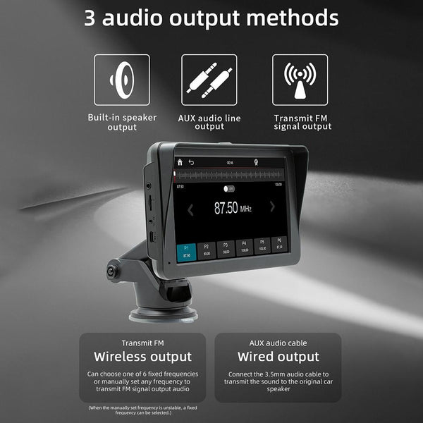 7 Inch Wireless Carplay Mp5 Player With Mobile Phone Interconnection Other Car Audio