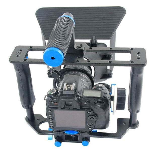 Large Handle Camera Cage And Matte Box Kit For Dslr Video Equipment Other Camera & Photo Accs