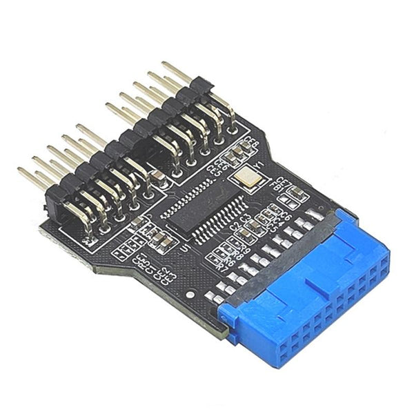 Usb3.0 19Pin To Dual Header Board 2 Male 2.0 Hub Other Components & Parts
