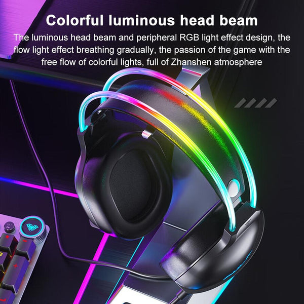 1 Sets Of Rgb Gaming Headset With Wired Connection Headsets