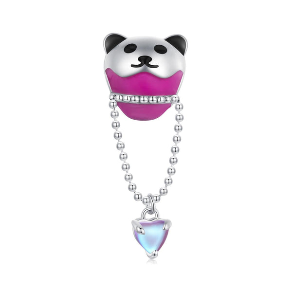 925 Sterling Silver Adorable Hot Air Balloon Bracelet Charm Charms & Pendants