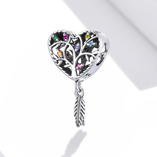 925 Sterling Silver Tree Of Life Beads For Diy Bracelets & Necklaces Charms & Pendants