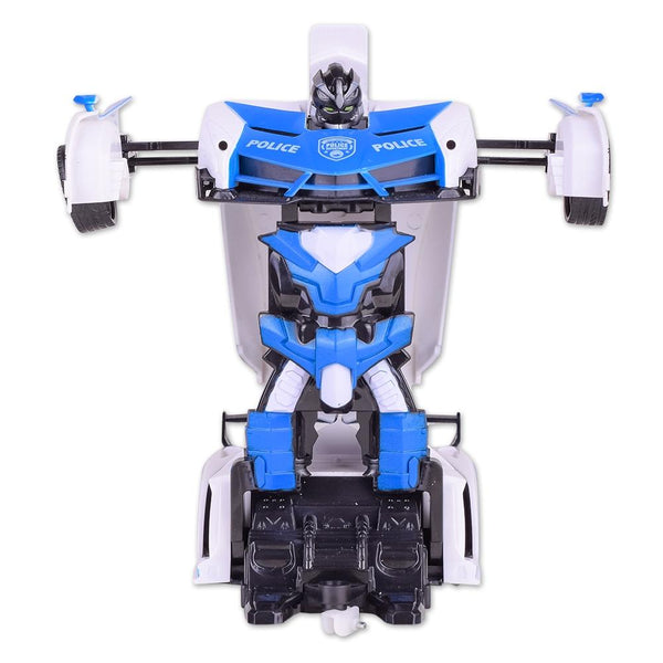 Remote Control Police Car 4 Channels Deformable Toy Remote Controlled Toys