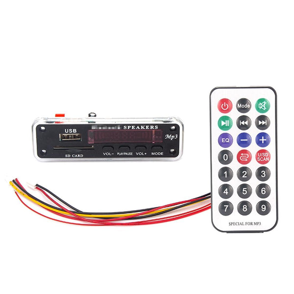 5V Car Audio Mp3 Player With Bluetooth & Remote Fm Radio Sd / Usb Other Car Audio