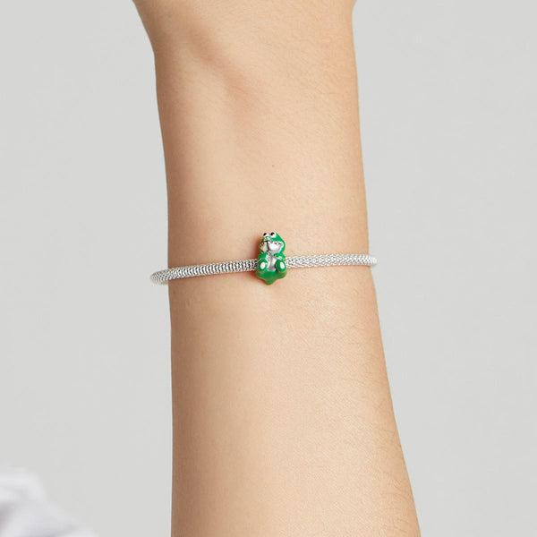 925 Sterling Silver Crocodile Beads For Diy Bracelets & Necklaces Charms & Pendants