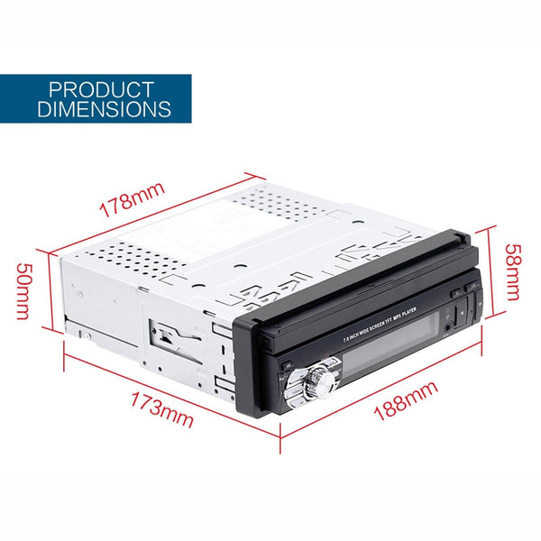 7 Inch Car Mp5 Player Bluetooth Hands Free Reverse Other Car Audio