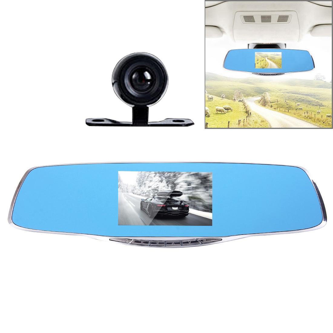 4.3 Hd 1080P Rearview Mirror Vehicle Dvr With Screen Display Mirrors