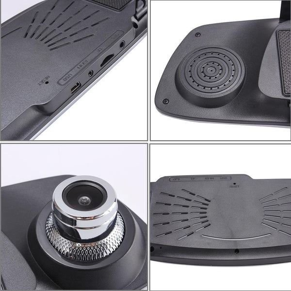 4.3 Hd 1080P Rearview Mirror Vehicle Dvr With Screen Display Mirrors