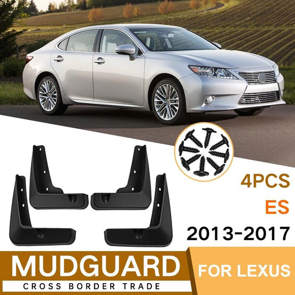 For Lexus Es 2013 2017 4Pcs / Set Car Auto Soft Plastic Splash Flaps Fender Guard Fenders & Mud Guards