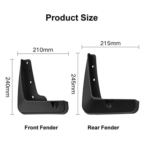 For Lexus Es 2013 2017 4Pcs / Set Car Auto Soft Plastic Splash Flaps Fender Guard Fenders & Mud Guards