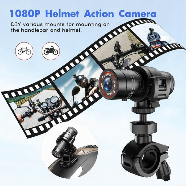 Hd Action Camera For Outdoor Activities Helmet Mount Digital Cameras