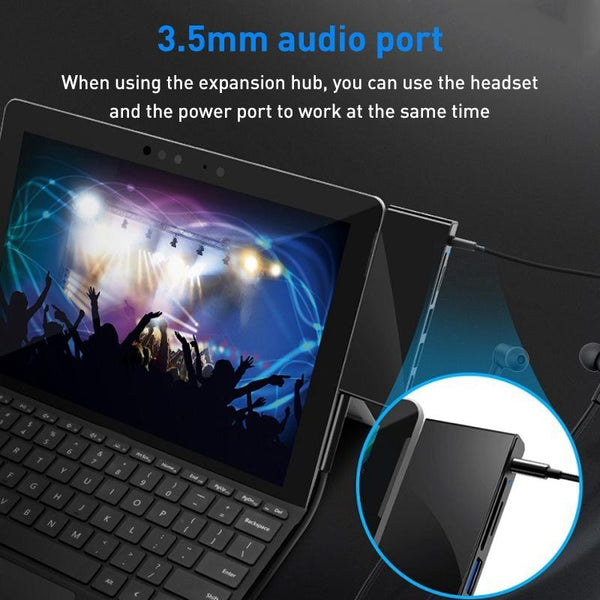 Type C To Usb3.0 / Hdmi Hub For Surface Pro Go Usb Cables Hubs & Adapters