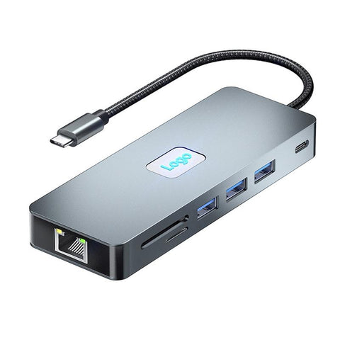11 In Type C Docking Station With Usb Pd Sd / Tf Rj45 Vga Hdtv 3.5Mm Chargers & Docking Stations