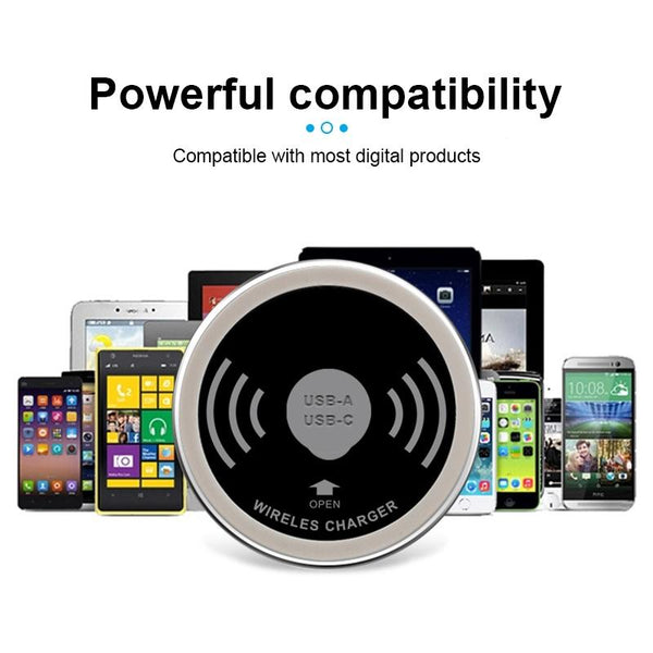 Wireless Charger With Pd+Usb Interface 1.2M Cable Chargers & Cradles