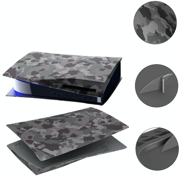 Camouflage Shell Protective Cover For Ps5 Cd Rom Console Bags Skins & Travel Cases