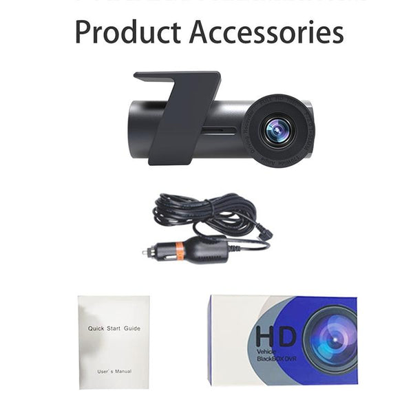 360 Degree Hidden Car Wifi Driving Recorder With Single Camera Rear View Monitors/Cams & Kits
