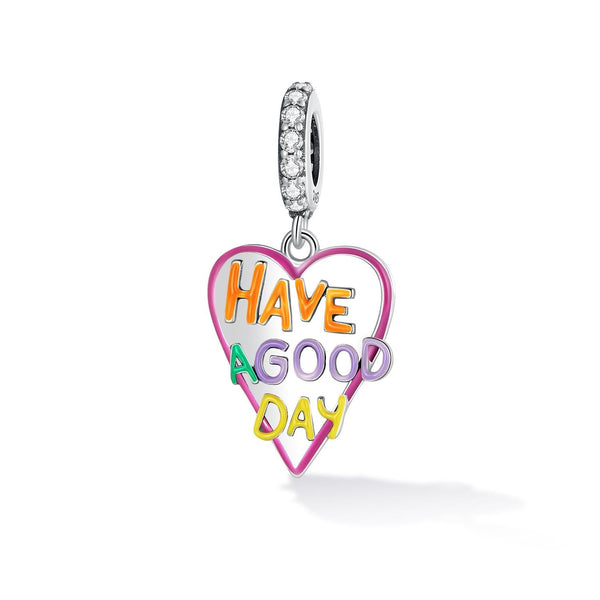 925 Sterling Silver Diy Heart Pendant For Bracelet Or Necklace Charms & Pendants