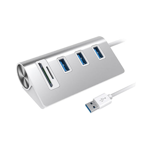 Usb3.0 Card Reader Hub Adapter With Ports Usb Cables Hubs & Adapters