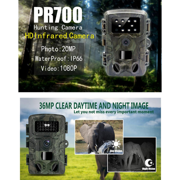 1080P Wildlife Camera With Night Vision For Outdoor Tracking Digital Cameras
