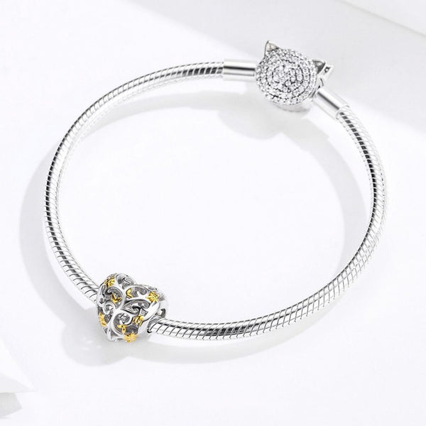 925 Sterling Silver Tree Of Life Beads For Diy Bracelets Charms & Pendants