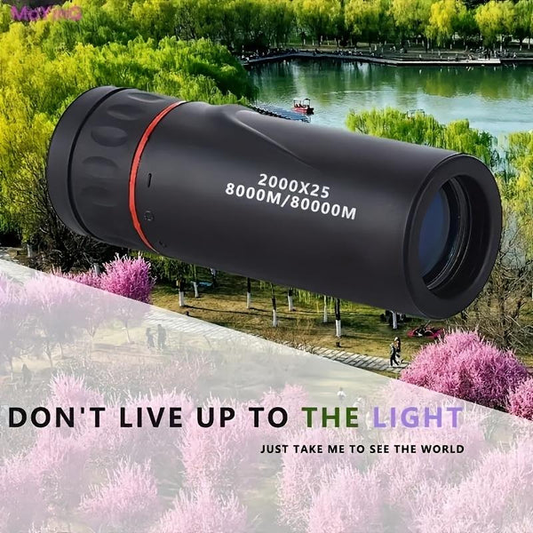 High Power 12X Hd Monocular Telescope 2000X25 3.6 Inch Binoculars & Monoculars